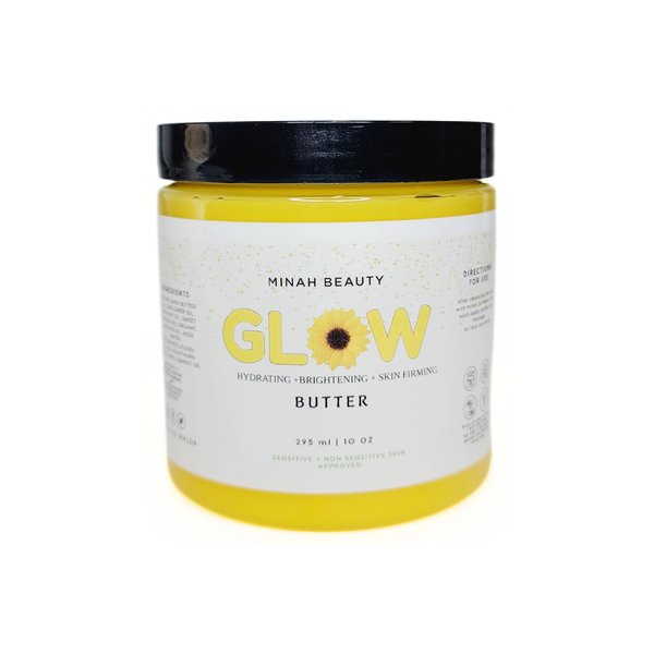 MULANGILA TEA Glow Butter, Skin Hydrating & Firming Face Butter with Shea Butter, Avocado Oil & Vitamin C
