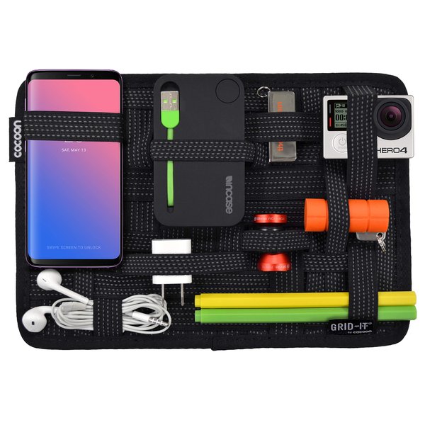 Cocoon CPG8BK GRID-IT!® Accessory Organizer - Medium 10.5" x 7.5" (Black)