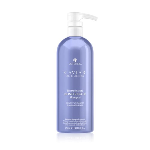 CAVIAR Anti-Aging Restructuring Bond Repair Shampoo 33.8 Fl Oz | For Brittle, Damaged and Split Ends | Repairs, Strengthens & Protects Damaged Hair | Sulfate Free