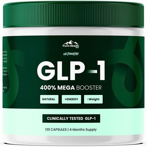 PURE HEALTH MAX Ultimate GLP-1 Supplement for Men and Women, Akkermansia Probiotic - Natural GLP1 Supplements | GLP 1 | 120 Tablets, 4 Months Supply