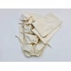 BigLotBags Premium Muslin Bags - Double Drawstring, 100% Organic Cotton, Premium Quality Eco Friendly Re-useable Natural Bags. Pack of 25 (4 x 6 Inches)