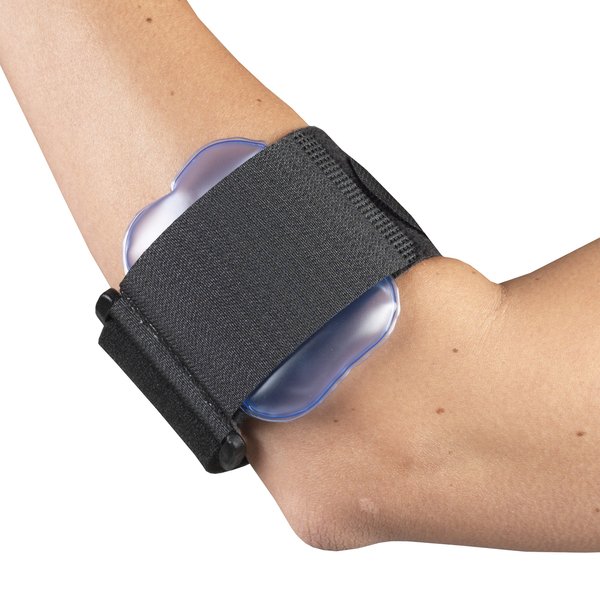 OTC Forearm Band, Compression Strap for Tennis Elbow with Air Pad Compression Support, Black