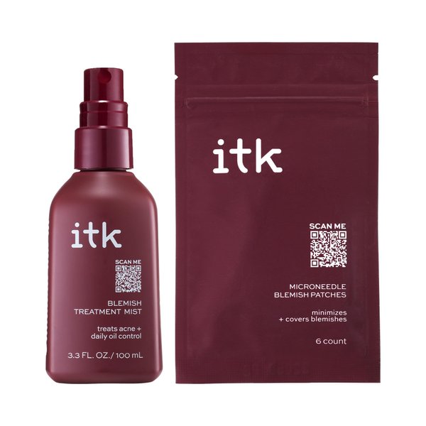 ITK Blemish Treatment Mist + Microneedle Pimple Patches