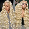 Alimoonbeam 613 13x6 Lace Front Wig Human Hair 200 Density Blonde Body Wave Lace Front Wigs Blonde Wig Human Hair Hd Lace Frontal Wig 13x6 (30 Inch)