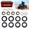 BIGLKNM Front Wheel Bearing Seal Kit Compatible with Suzuki Vinson 500 King Quad 250 300 400 Quadrunner 250 500 Eiger 400 LT-F500F LT-A500F LT-F400 LT-F400F LT-4WD LTF-250 LT-F250F LTF300F LTF400F