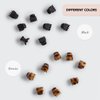 Kitsch Hair Clips for Women - Recycled Plastic Small Claw Clips & Mini Clips for Hair, 16 pcs (Tortoise & Black, Small, Suitable for Thin and Medium Thick Hair)