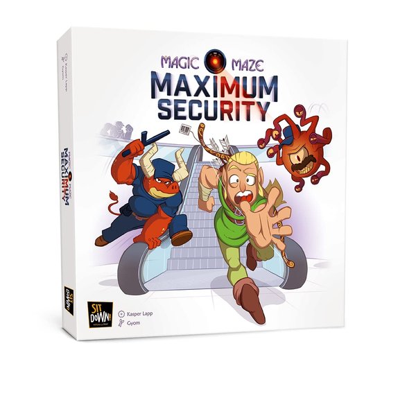 Sit Down! Magic Maze: Maximum Security, Strategy Board Game, Customize Your Magic Maze Experience, For 1 to 8 Players, Ages 8 and up