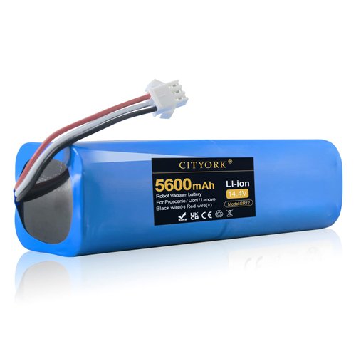 CTYORK Li-ion 14.4V 5600mAh Cleaner Battery, Replacment Battery for Proscenic Robot Vacuum Cleaner M7PRO M7MAX M8PRO Cleaner M7 Max M8 Pro, Lydsto R1, Uoni V980 Max