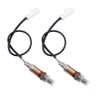 Dasbecan Upstream or Downstream Oxygen Sensor Compatible with Ford F150 1997-2003 E150 E250 1997-2005 Explorer 1996-2005 Lincoln Mazda Mercury Replaces# 11171843 15717 234-4127 234-4071 (2PCS)