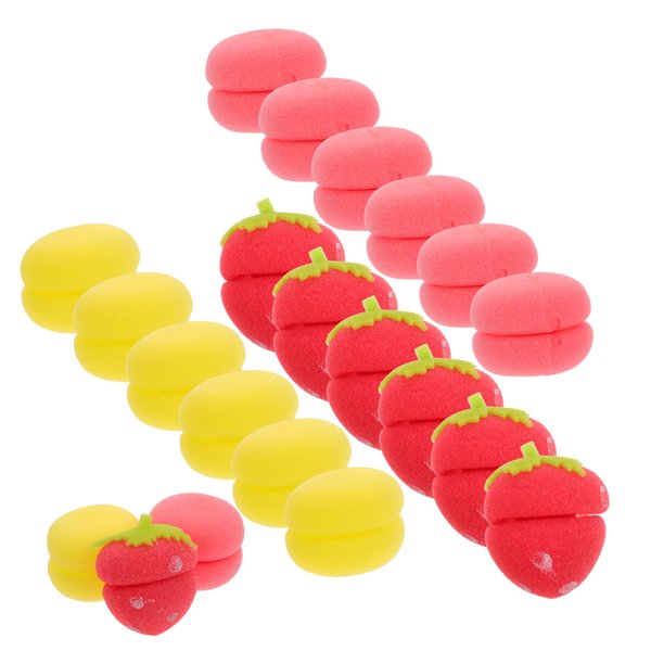 18Pcs sponge curler automatic hair curler foam hair curlers self curling hair curler wavy hair curler hair roller tool Sleeping Hair Curlers Hairdo Tools hair curling tools Miss