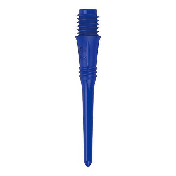 LSTYLE Dart Tips: Lippoint USA - 2BA Standard Thread - Plastic Soft Dart Point Replacements (50 Pack) - Blue
