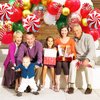 GuassLee Christmas Balloons Garland Arch Kit - Red Green Gold Confetti Balloons with Candy Mylar Balloons for Christmas Holiday Candy Theme Baby Shower Birthday Xmas Party Decorations, 101 Pack