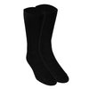 Truform Medical Compression Socks for Men and Women, 8-15 mmHg Crew Length to Mid-Calf, Black, X-Small