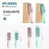 MR.GREEN Hair Brush Crystal Scalp Massage Combs Volumizing Hair Styling Fine Tooth Detangling Tool For Long Wet Dry Hair Women Gift (Pink, Small)