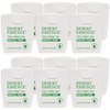 Desert Essence Tea Tree Oil Dental Tape - 12 Count (Pack of 1) - Naturally Waxed w/Beeswax - Thick Flossing No Shred Tape - On The Go - Removes Food Debris Buildup - Cruelty-Free Antiseptic