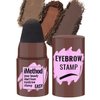iMethod Eyebrow Stamp for Eyebrow Stencil Kit - Brow Stamp Refill Eyebrow Powder, Dark Brown