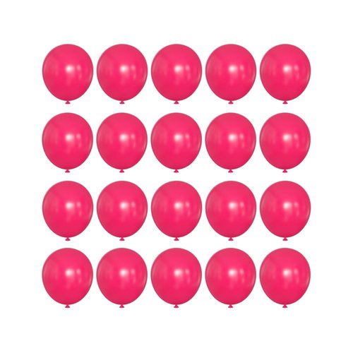 10 inch Hot Pink Latex Balloons, 100 pcs Thick Dark Pink Party Balloons Birthday Decorations (Hot Pink)