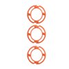 Maxmartt 3 Pcs Blade Retaining Ring Men's Shaver Razor Lock Ring Retaining Ring Orange Blade Retaining Plate Holder Compatible for Norelco Series 7000 9000 RQ12 Models