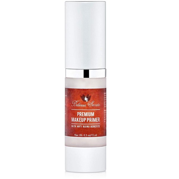 Premium Foundation Makeup Primer- anti aging fine lines wrinkles & pore minimizer primer - Enriched with Vitamin A C & E for flawless skin- Waterproof makeup base - Made in The USA