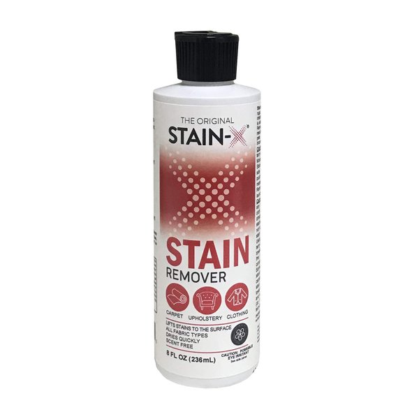 Stain-X Cleaner | Effective Stain Remover for Laundry, Carpet, Clothing, Upholstery and Other Washable Fabrics (8 oz)