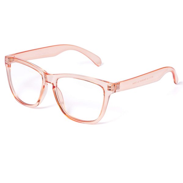 Colossein Fashion Blue Light Blocking Computer Glasses for Women - UV Protection Anti Glare Anti Fatigue Reduce Eyestrain - Orange