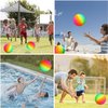 YNHFIFI Playground Ball, 8.5 Inch Rainbow Kickball for Kids Adults Indoor & Outdoor Dodgeball Handball Four Square Ball Schoolyard Game