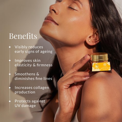 Forest Essentials Travel Size Soundarya Radiance Cream With 24K Gold SPF25 15g (Anti-Aging Day Cream)