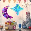 ROHSCE 3D String Art Kit for Kids, DIY Light Up String Art Lantern Kit Heart Arts and Crafts for Girls, Christmas Brithday Present for Girls 8-10, Gifts for Girls and Boys, Toys for 7 Year+ Old Girls