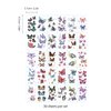 Butterfly Temporary Tattoos Stickers, 150 Pcs 3D Colorful Butterfly, Body Art Waterproof Tattoos Stickers for Women Adult Kids（Butterfly）562