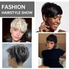XC CLOUDS pixie cut wig human hair For Black Women Natural black wig human hair wigs human hair glueless wear and go 1b Color short pixie cut wigs human hair