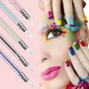 5 Pcs Nail Art Sculpture Pen Dual Tipped Silicone Nail Tool Rhinestone Nail Polish Carving Pen Rubber Tip Nail Brushes