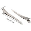 Hicarer 3.5 inches Metal Curl Clips Duck Bill Sectioning Clips Alligator Hair Clips (24 Pieces)