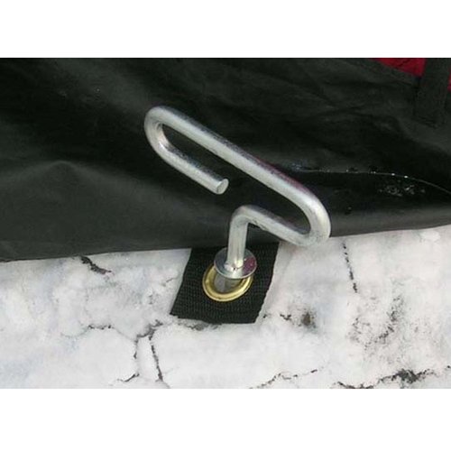 Hdtyyln 4Pcs Outdoor Camping Tent Threaded Peg Ice Fishing Shelter Stake Nail Tent Fixer Accessory - Suitable for Various Outdoor Activities - Durable and Reliable - Easy to Use