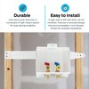 Eastman 1/2 Inch Expansion PEX Connection x 3/4 Inch MHT Washing Machine Outlet Box, Push to Connect Brass Plumbing Fittings, Double Drain, 60261