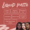 The Lip Bar | Vegan Liquid Matte Lipstick | High Pigment & Long-lasting | Naturalista - Soft Brown