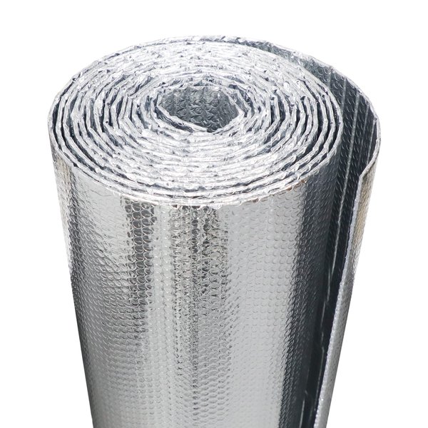 AGHITG Reflective Insulation Foam,48"x 10 Ft Window Insulation for Winter,Aluminum Foil Bubble Insulation Roll for Keep Heat,Window Insulation Kit for Rv Thermal Insulation Foam.