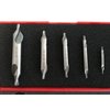 LLDSIMEX 5PC M2HSS Combined Center Drills Countersinks 60 Degree Angle Bit Set