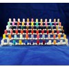 Finger Angel 100 pcs Clear Polish Nail Display UV Gel Colour Pops Display Nail Art Ring Style Nail Tips False Nails