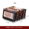WECHENG 2 Pack Eyeshadow Palette Makeup Organizer, 7-Section Acrylic Cosmetic Storage, Accessories Storage Organizer for Cosmetic,Eye Shadow, CD and Sunglasses