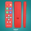 EZclicker LG TV Remote | Big Button TV Remote Control for All LG TV ONLY (Red) Simplified and Easy to Use (2xAAA Batteries not Included)