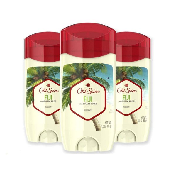 Old Spice Aluminum Free Deodorant for Men, Fiji with Palm Tree Scent, 3.0 Ounce, (Pack of 3)