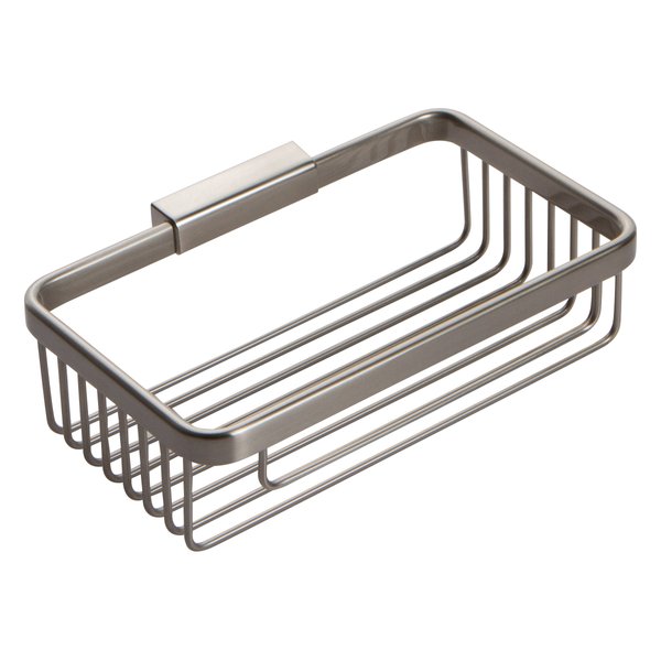 Ginger 551DG/SN Hotelier Shower, 8" Toiletry Basket - Deep, Satin Nickel