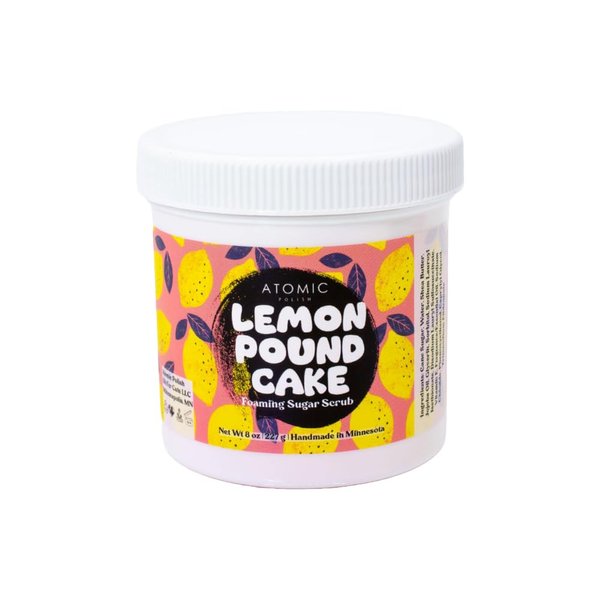 Handmade Foaming Sugar Scrub Lemon Pound Cake