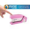 Bostitch Office InCourage Spring-Powered Compact Stapler, BCA Pink (1588), plastic-half strip