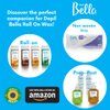 Depil Bella Roll On Wax Black Depilatory | Body Waxing, Hair Removal Wax-Cartridge | For Men and Women | Home Self Waxing | Sensitive Skin | Dermatologically Tested | Painless (3 PACK)