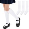 Girls Knee High Socks for Girls Uniform Socks for Girls White Socks School Long Socks for Girls Socks 10-12 Years Old