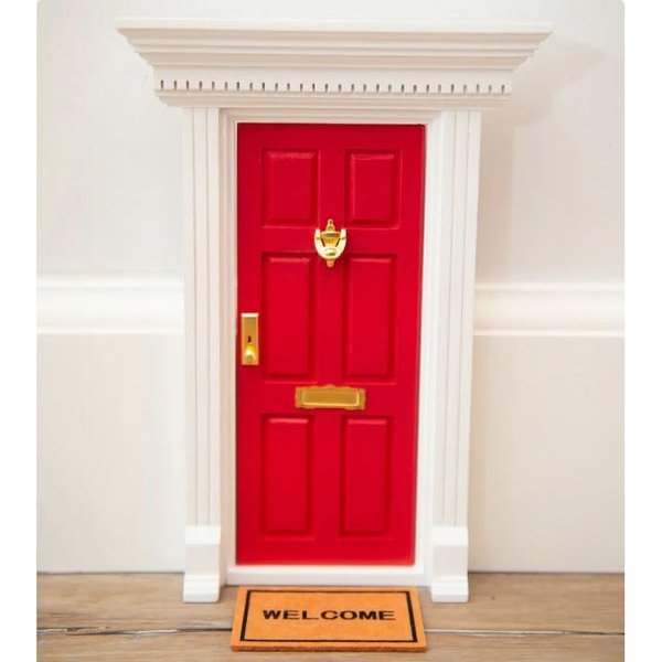 Magic Elf Door - Christmas Elf Door, Holiday Christmas Elf Door