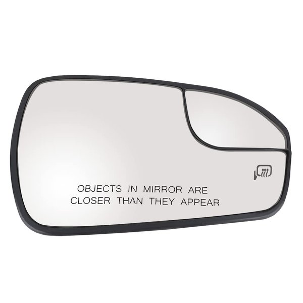 New Passenger Right Side Mirror Replacement for Ford Fusion 2013-2020 Pass Power Heated Glass - Replace DS7Z17K707B - Side Heated Convex Mirror Glass w/Rear Holder (Passenger Side(Right))