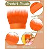 Taiyin 6 Pcs Hairy Headband Costume Headband Troll Crazy Hair Wig Accessories Party Decoration Women Men(Orange)