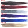 Mayloss 6 Packs/Lot (14/18/24/30) inch 1cm 20 Strands/Pack Thin 3X Box Braid Crochet Hair Extensionin Diameter 3X Synthetic Braid Hair Extensions Crochet Braids Hair Color(18Inch BUG)